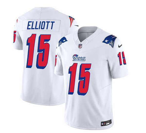 Men & Women & Youth New England Patriots #15 Ezekiel Elliott White 2023 F.U.S.E. Vapor Limited Jersey,We sell and wholesale Men & Women & Youth New England Patriots #15 Ezekiel Elliott White 2023 F.U.S.E. Vapor Limited Jersey on line form chian!